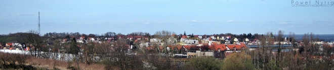  Panorama Trzebnicy widziana ze wzgórza Kaplicznego. 